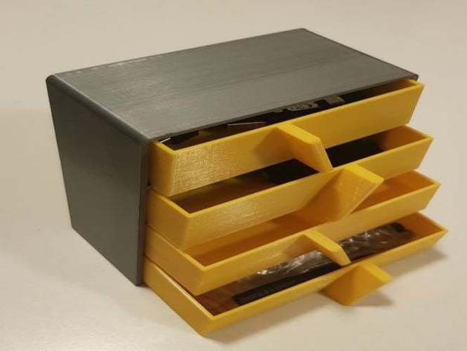 CABINET WITH SECRET DRAWER COMPARTMENT 3D Print 35358 CABINET WITH SECRET DRAWER COMPARTMENT 3D Print 35358