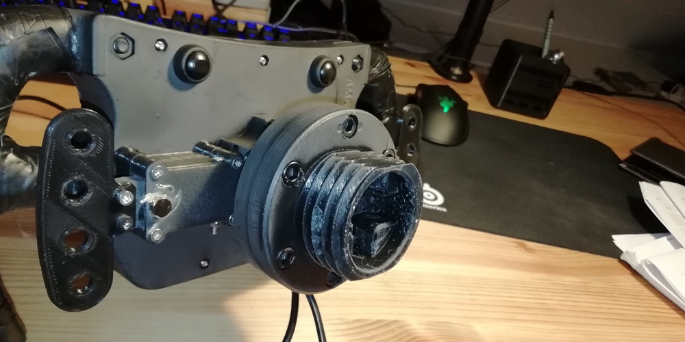 DIY 3D Printed F1 GT Wheel with Magnetic Shift Paddles 3D Print 35489 DIY 3D Printed F1 GT Wheel with Magnetic Shift Paddles 3D Print 35489