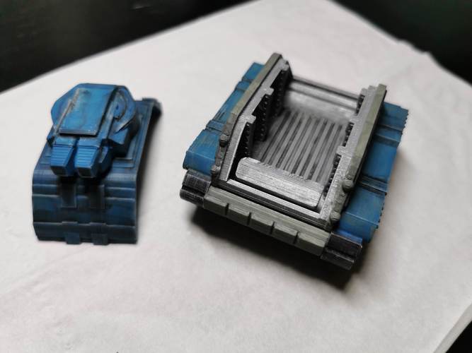 Gilgamesh Pattern Battle Tank (15mm scale) 3D Print 35541 Gilgamesh Pattern Battle Tank (15mm scale) 3D Print 35541