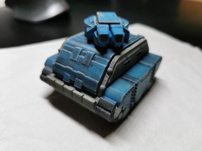 Gilgamesh Pattern Battle Tank (15mm scale) 3D Print 35542 Gilgamesh Pattern Battle Tank (15mm scale) 3D Print 35542