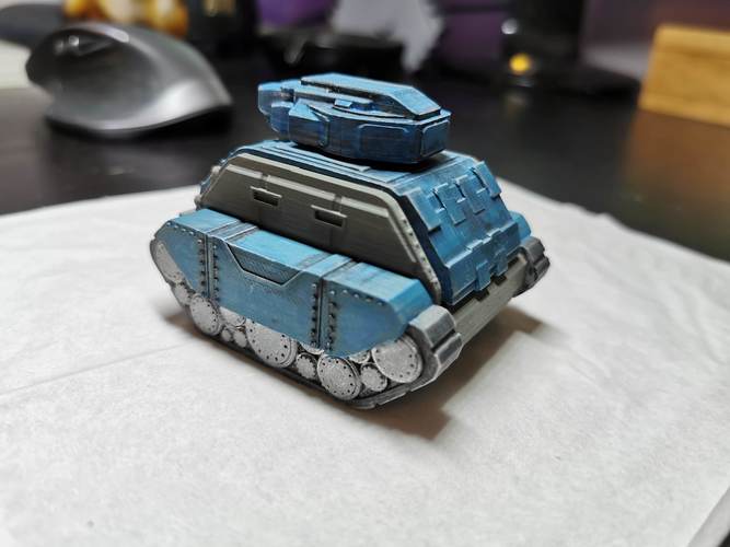 Gilgamesh Pattern Battle Tank (15mm scale) 3D Print 35543 Gilgamesh Pattern Battle Tank (15mm scale) 3D Print 35543