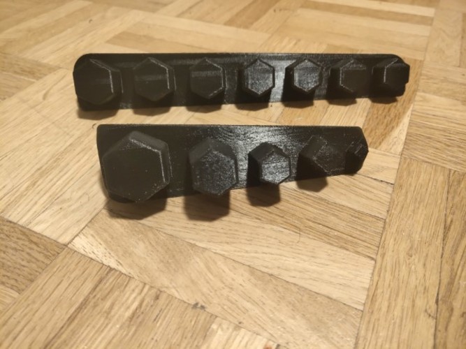 Socket wrench wall mount 3D Print 35698 Socket wrench wall mount 3D Print 35698