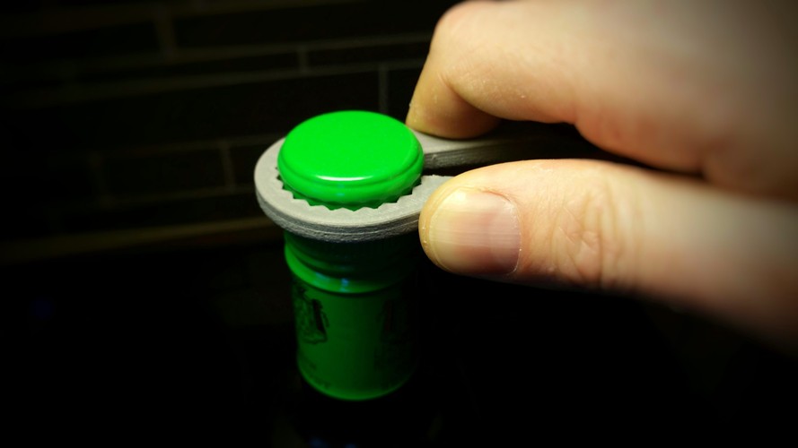Bottle/Soda/Sauce Cap Opener 3D Print 3594 Bottle/Soda/Sauce Cap Opener 3D Print 3594
