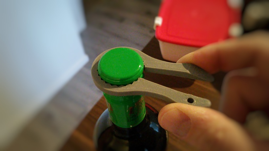 Bottle/Soda/Sauce Cap Opener 3D Print 3595 Bottle/Soda/Sauce Cap Opener 3D Print 3595