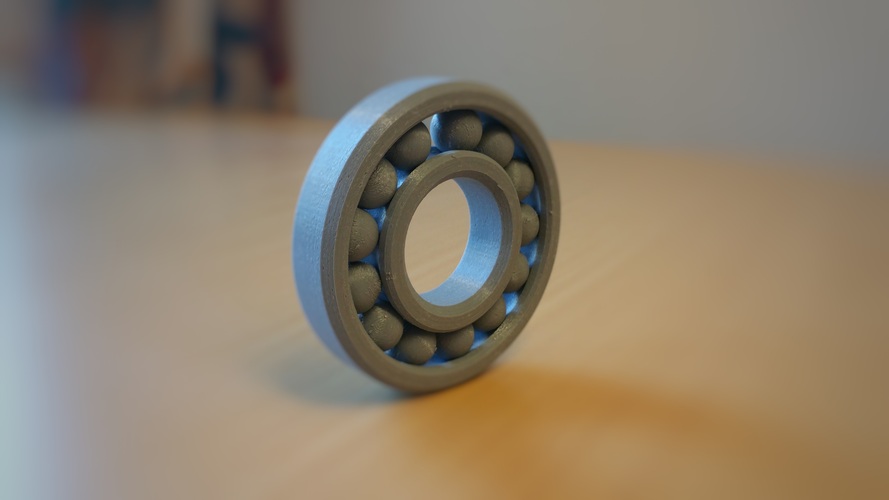 Fully Assembled Ball Bearing 3D Print 3601 Fully Assembled Ball Bearing 3D Print 3601