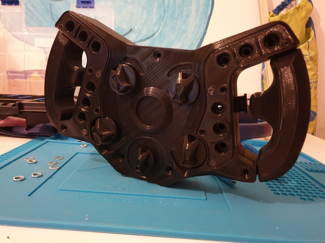 DIY BMW M8 GTE (BIG BOY) Steering Wheel 3D Print 36081 DIY BMW M8 GTE (BIG BOY) Steering Wheel 3D Print 36081