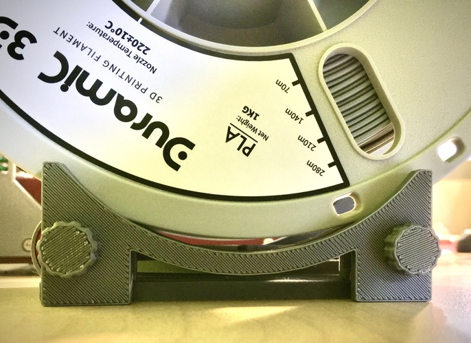 Self-Aligning, Adjustable-Width Spool Holder Using 608 Bearings 3D Print 36116 Self-Aligning, Adjustable-Width Spool Holder Using 608 Bearings 3D Print 36116