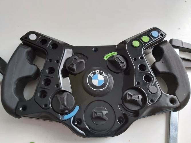 DIY BMW M8 GTE (BIG BOY) Steering Wheel 3D Print 36137 DIY BMW M8 GTE (BIG BOY) Steering Wheel 3D Print 36137