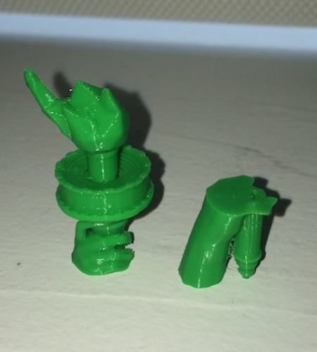 Statue of Liberty - Repaired 3D Print 3655 Statue of Liberty - Repaired 3D Print 3655