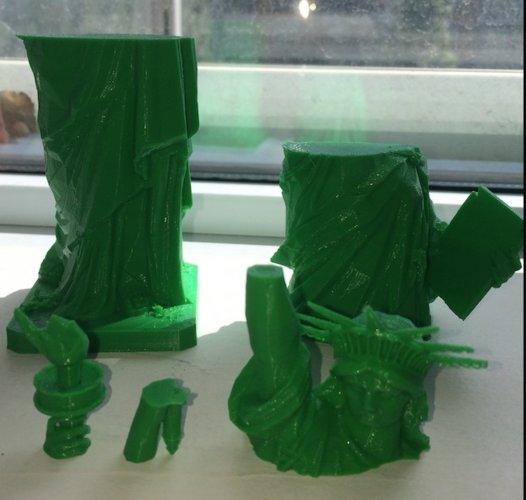 Statue of Liberty - Repaired 3D Print 3658 Statue of Liberty - Repaired 3D Print 3658