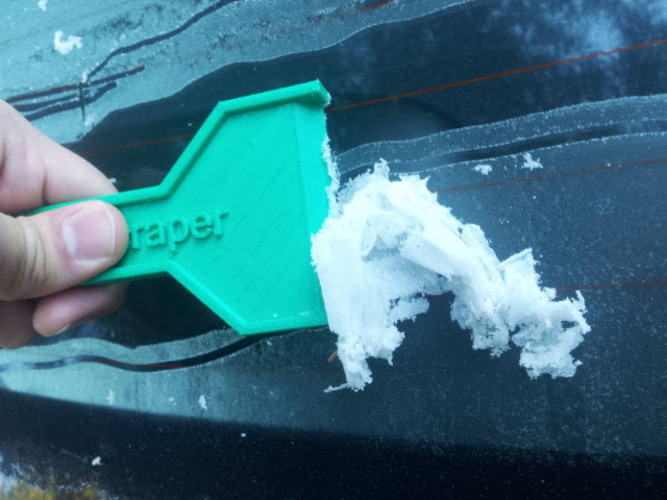 Ice Scrapper 3D Print 3678 Ice Scrapper 3D Print 3678