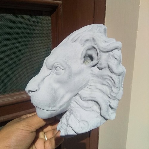 lion head 3D Print 36874 lion head 3D Print 36874