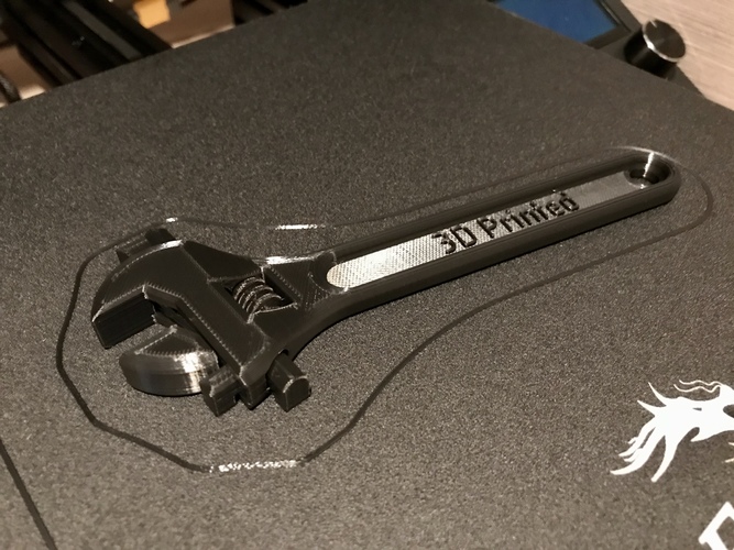Fully assembled 3D printable wrench 3D Print 36934 Fully assembled 3D printable wrench 3D Print 36934