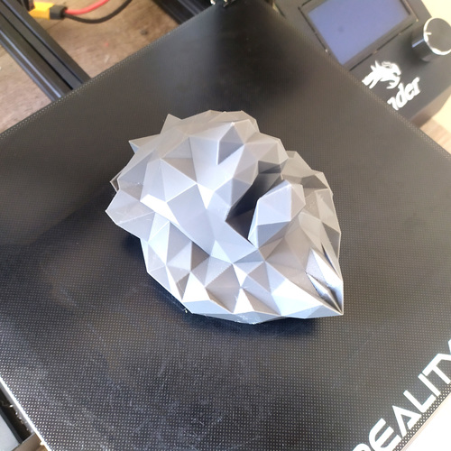 Decoration -Lion (LowPoly) 3D Print 37028 Decoration -Lion (LowPoly) 3D Print 37028