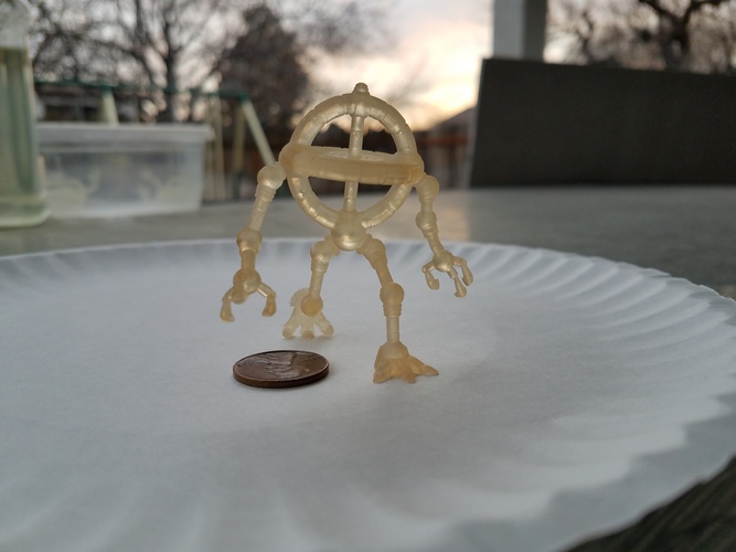 Gyro Golem 1.0 3D Print 37038 Gyro Golem 1.0 3D Print 37038
