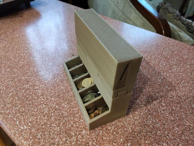 Money Box Sorter 3D Print 37073 Money Box Sorter 3D Print 37073