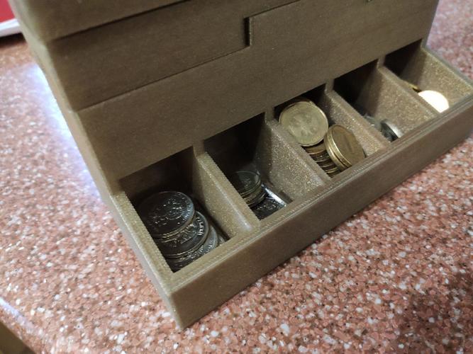 Money Box Sorter 3D Print 37074 Money Box Sorter 3D Print 37074
