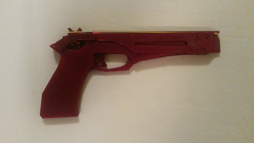 rubber band shooter pistol 3D Print 3714 rubber band shooter pistol 3D Print 3714