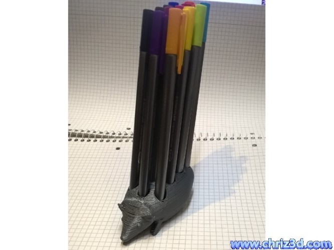 hedgehog pen holder 3D Print 3744 hedgehog pen holder 3D Print 3744