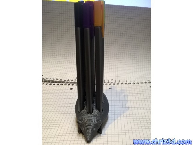 hedgehog pen holder 3D Print 3745 hedgehog pen holder 3D Print 3745