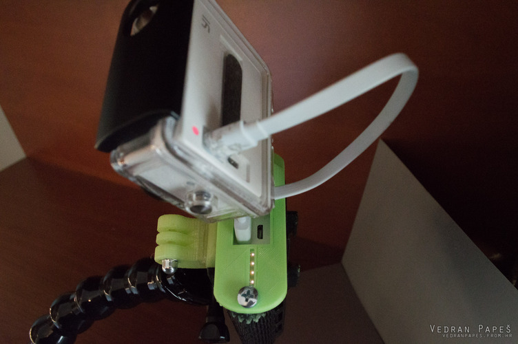 Xiaomi 10000 mAh powerbank case for Xiaomi Yi, GoPro and similar 3D Print 3754 Xiaomi 10000 mAh powerbank case for Xiaomi Yi, GoPro and similar 3D Print 3754