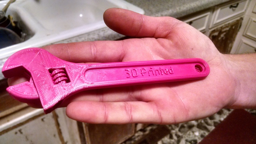 Fully assembled 3D printable wrench 3D Print 3778 Fully assembled 3D printable wrench 3D Print 3778