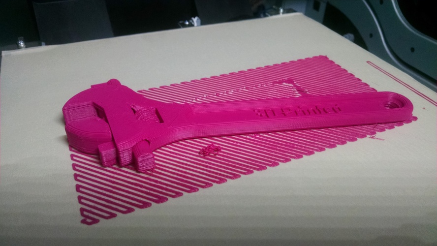 Fully assembled 3D printable wrench 3D Print 3779 Fully assembled 3D printable wrench 3D Print 3779