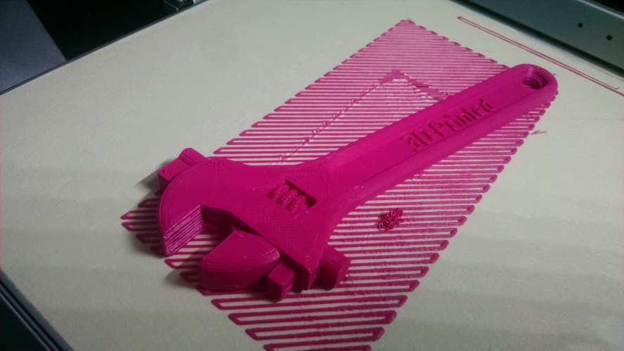 Fully assembled 3D printable wrench 3D Print 3780 Fully assembled 3D printable wrench 3D Print 3780