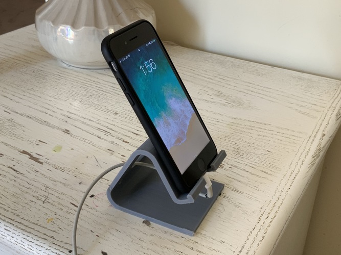 iPhone charger stand 3D Print 37824 iPhone charger stand 3D Print 37824