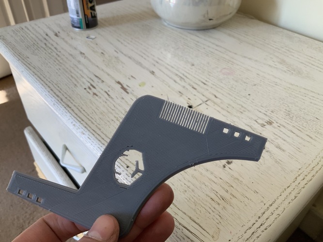 Beard Shaper 3D Print 37829 Beard Shaper 3D Print 37829