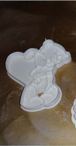 Teddy bear with a heart-100 3D Print 37914 Teddy bear with a heart-100 3D Print 37914