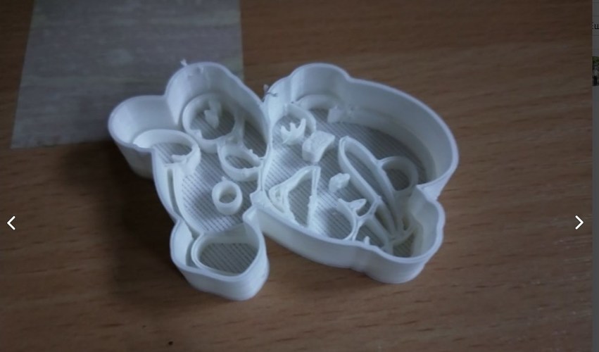 Mario cookie cutter-60 3D Print 37928 Mario cookie cutter-60 3D Print 37928