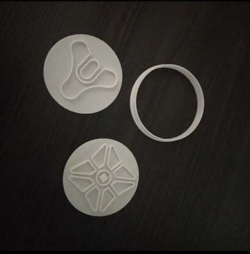 Cookie Cutters- Destiny-2 (2pcs) (Free) 3D Print 38251 Cookie Cutters- Destiny-2 (2pcs) (Free) 3D Print 38251