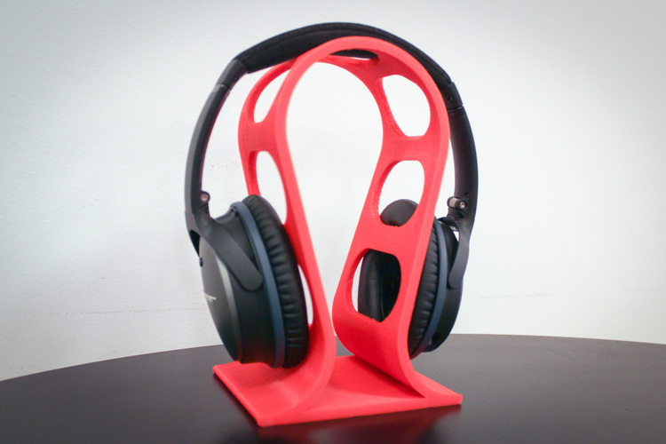Desktop Headphones Stand 3D Print 3833 Desktop Headphones Stand 3D Print 3833