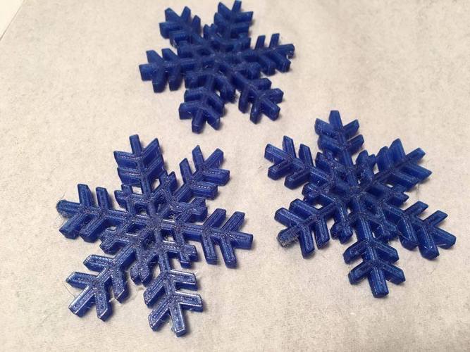 Snowflake pendant and earrings 3D Print 3836 Snowflake pendant and earrings 3D Print 3836