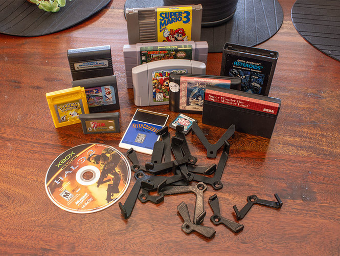 Aladdin's Pants: Wall Mount Cartridges for Retro Systems 3D Print 38732 Aladdin's Pants: Wall Mount Cartridges for Retro Systems 3D Print 38732