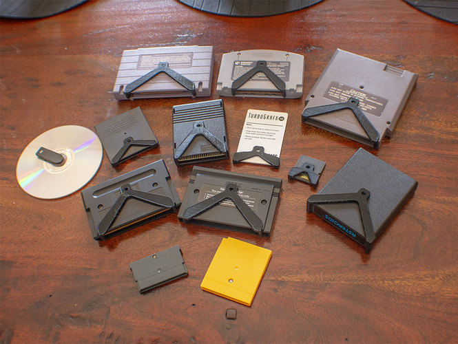 Aladdin's Pants: Wall Mount Cartridges for Retro Systems 3D Print 38733 Aladdin's Pants: Wall Mount Cartridges for Retro Systems 3D Print 38733