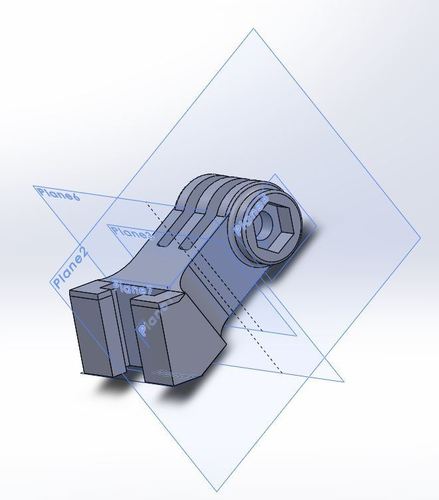 Go Pro style mount / quick swap 3D Print 3889 Go Pro style mount / quick swap 3D Print 3889