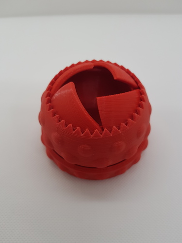Mechanical Iris Dome Box Print-In-Place 3D Print 38957 Mechanical Iris Dome Box Print-In-Place 3D Print 38957