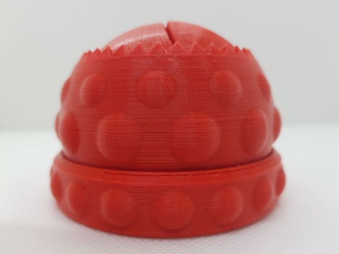 Mechanical Iris Dome Box Print-In-Place 3D Print 38959 Mechanical Iris Dome Box Print-In-Place 3D Print 38959