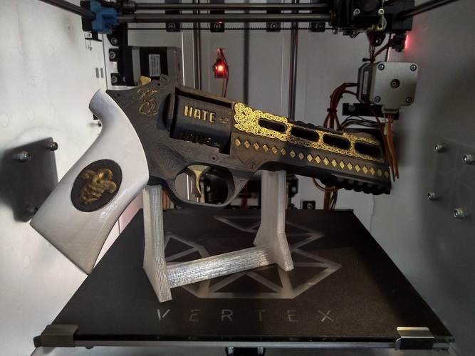 Harley Quinn Handgun - Suicide Squad 3D Print 39023 Harley Quinn Handgun - Suicide Squad 3D Print 39023