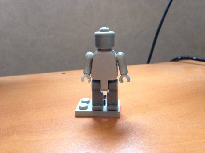 Movable Mini Figure v2.0 3D Print 3983 Movable Mini Figure v2.0 3D Print 3983