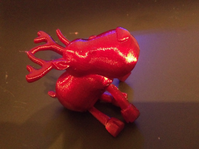 Small jointed Reindeer 3D Print 4241 Small jointed Reindeer 3D Print 4241