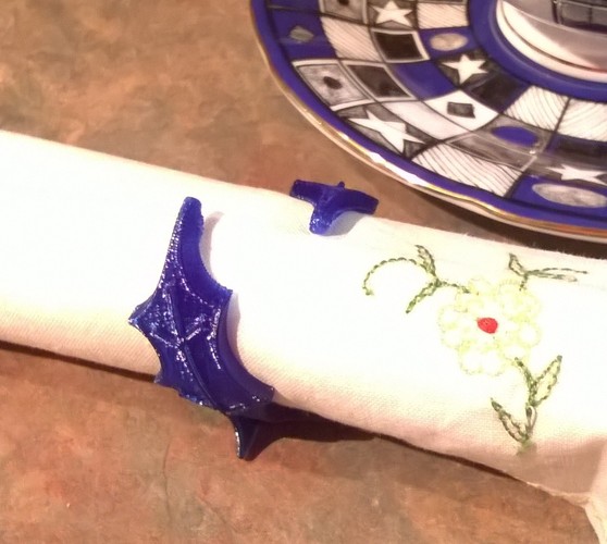 napkin holly ring 3D Print 4304 napkin holly ring 3D Print 4304