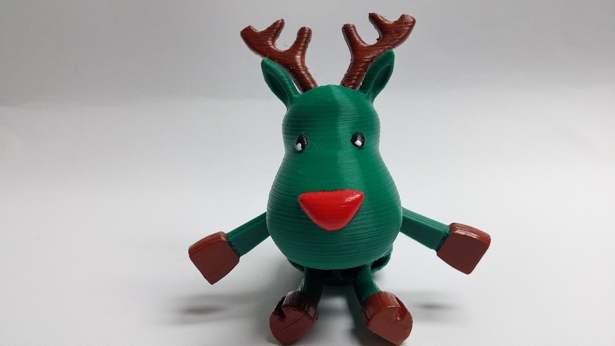 Articulated Christmas Toys 3D Print 4424 Articulated Christmas Toys 3D Print 4424