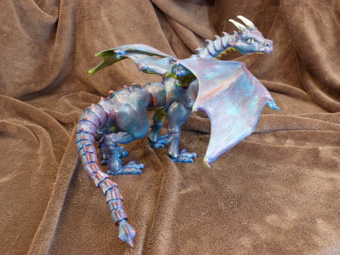 "Braq" jointed dragon 3D Print 4459 "Braq" jointed dragon 3D Print 4459