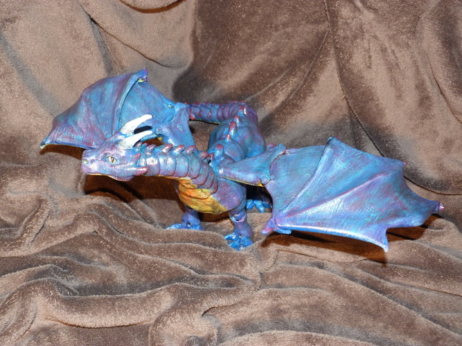 "Braq" jointed dragon 3D Print 4461 "Braq" jointed dragon 3D Print 4461