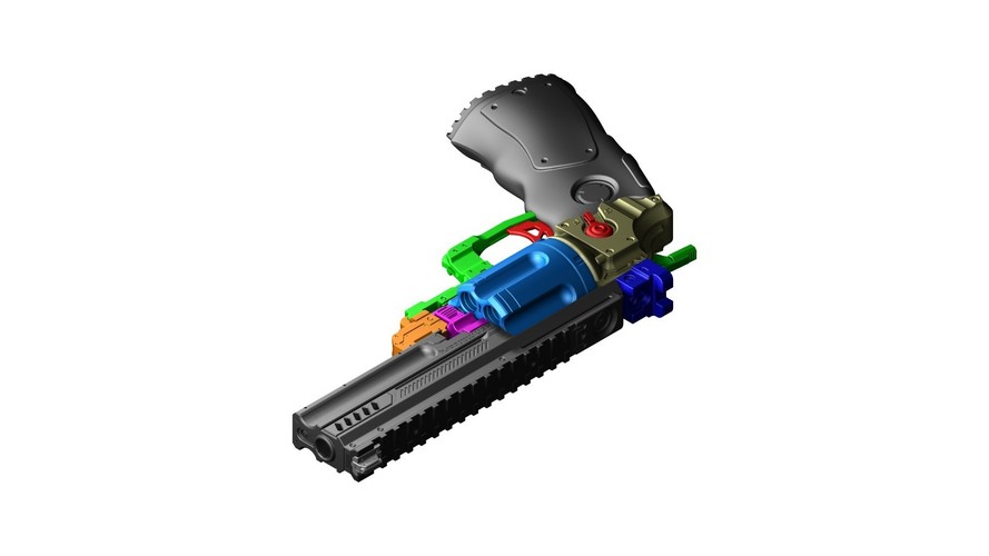 Konstantin heavy revolver 3D Print 4482 Konstantin heavy revolver 3D Print 4482