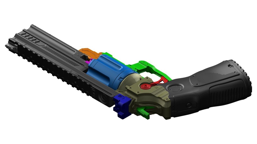 Konstantin heavy revolver 3D Print 4483 Konstantin heavy revolver 3D Print 4483