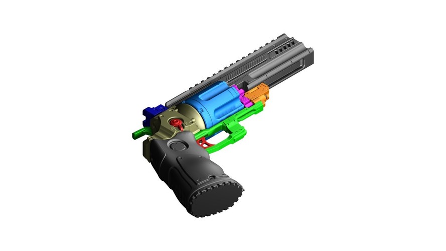 Konstantin heavy revolver 3D Print 4485 Konstantin heavy revolver 3D Print 4485